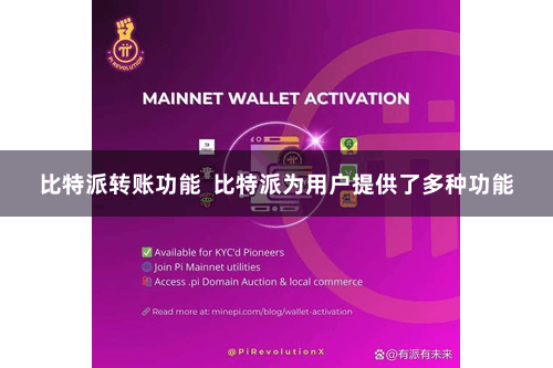 比特派转账功能  比特派为用户提供了多种功能