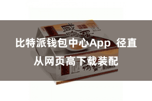 比特派钱包中心App  径直从网页高下载装配